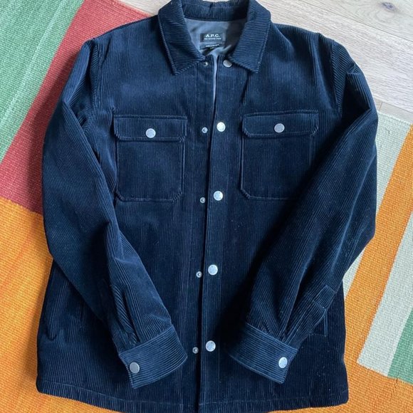 A.P.C Cotton-Corduroy Overshirt - Small - fits like Medium - Picture 1 of 1